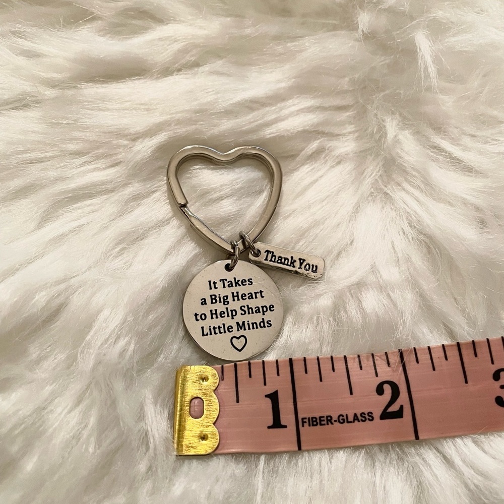 Teacher Appreciation Keychains | 3 Metal Keychains for Teachers - Picture 9 of 11